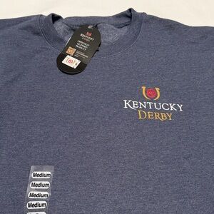 Kentucky Derby Men's Blue Sweatshirt M NWT